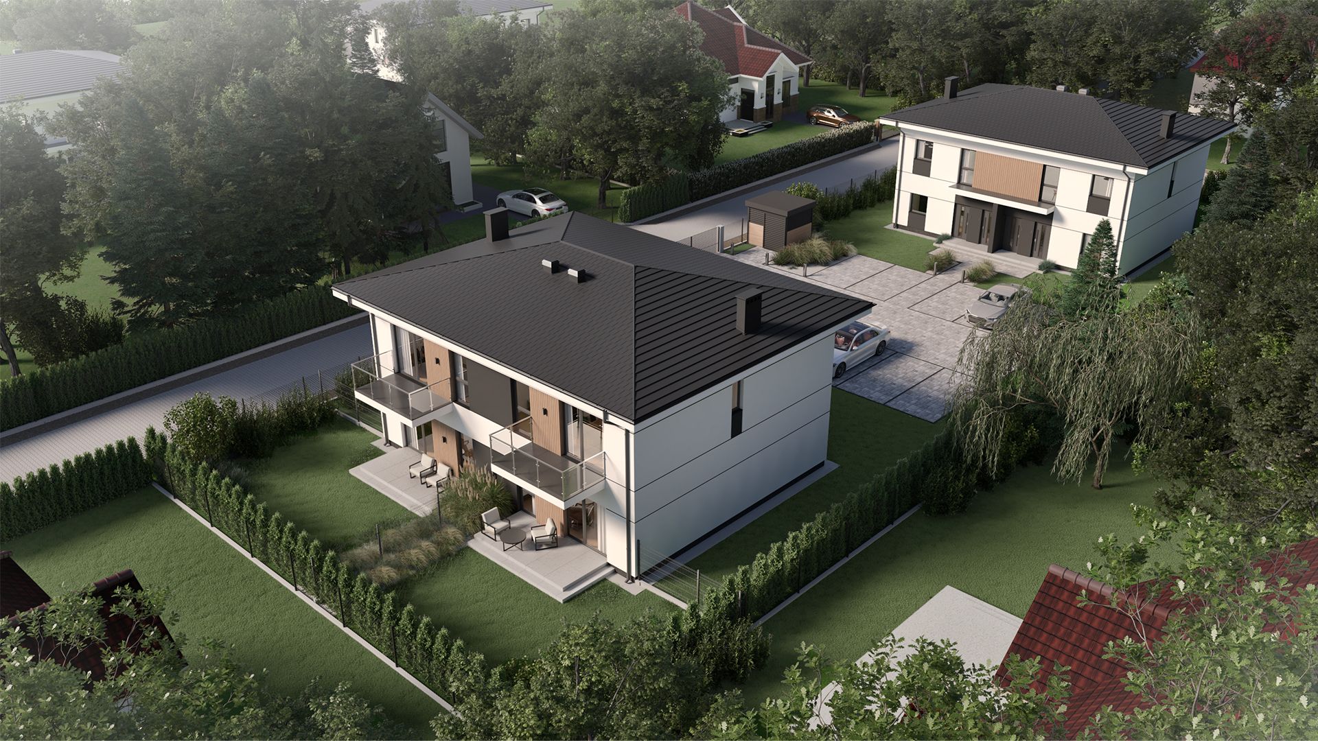 Widok z góry - Szelestna Zacisze